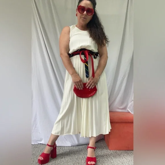 Custom handmade necktie obi wrap belt - Picture 6 of 9